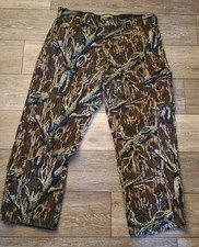 Vtg Cabela's Dry-Plus Mossy Oak Treestand Camo Hunting Pants Mens 44 Reg...