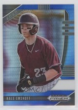 2020 Panini Prizm Draft Picks Blue & Carolina Hyper Kale Emshoff #PDP164 0d2