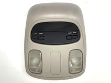 2002-2005 Dodge Ram 1500 Overhead Console Map Lights Digital Display Beige OEM