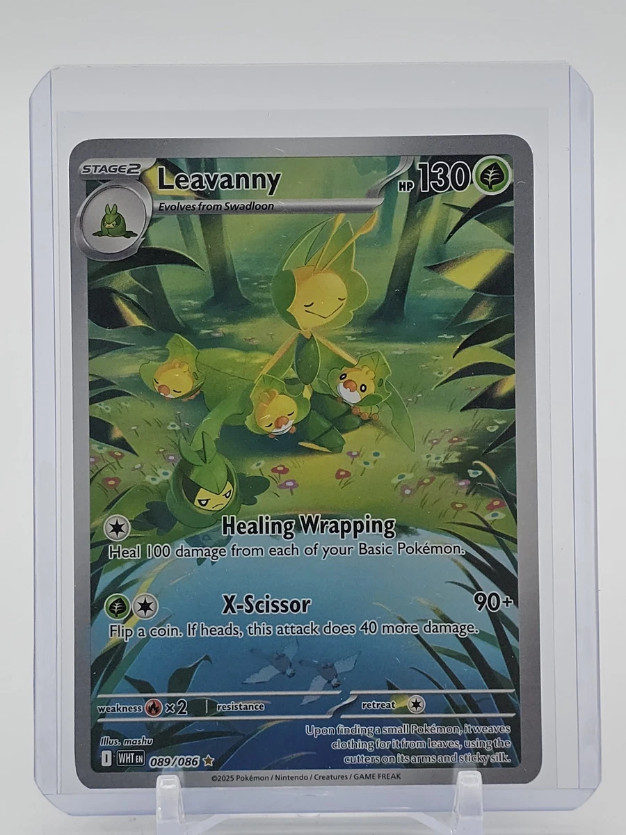 leavanny pokemon card Art Rare Leak: Exciting Black & White Set shuffle this Pokmon and all attached cards into your deck Leavanny - 8/98 (Reverse Foil)