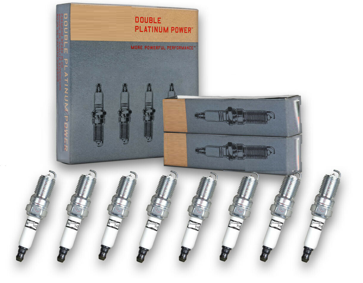 8 pc Champion Double Platinum Spark Plugs Kit for 1997-2010 Ford F-150 5.4L V8