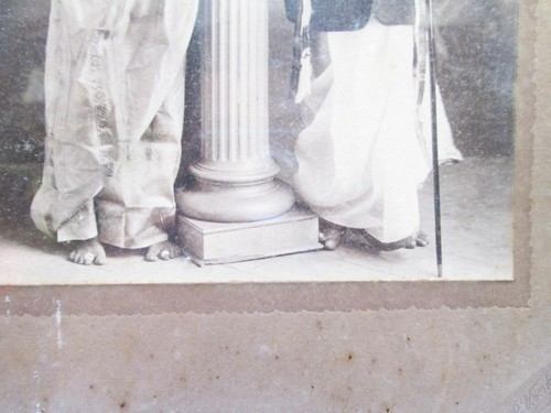 Antique Photo Old South/Indian Chettiar Family of 1930s Black & White Photograph - Picture 4 of 4