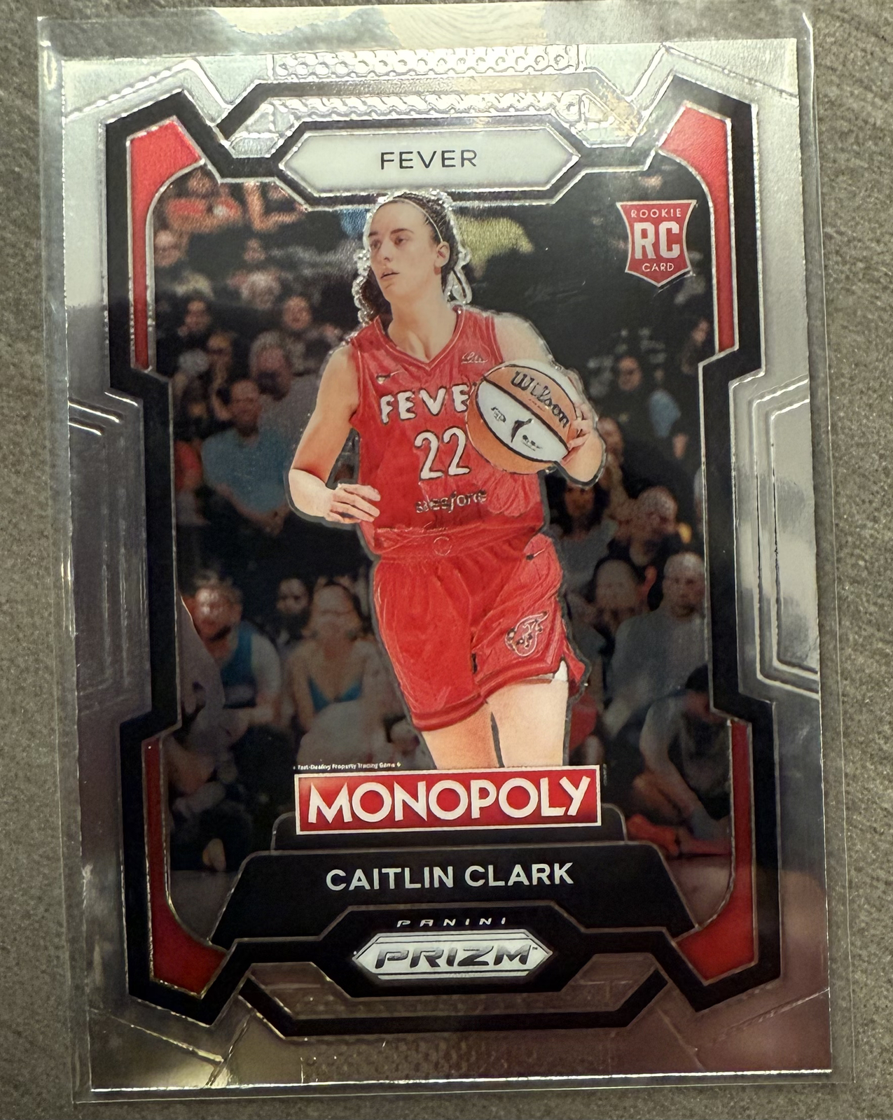 2024 Panini Prizm Monopoly WNBA - Caitlin Clark #65 Silver (RC)