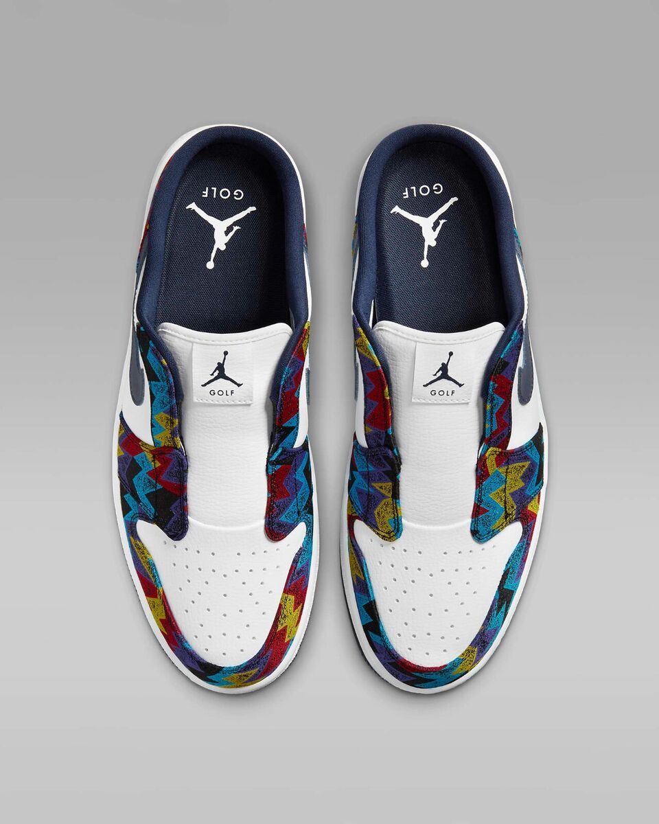 Nike Air Jordan 1 Mule Golf Yellow Obsidian Red FJ1214-100 Nike Air Jordan 1 Mule Golf Yellow Obsidian Red FJ1214-100