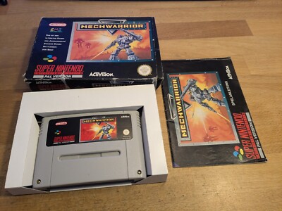 Mechwarrior Super Nintendo SNES PAL OVP CIB