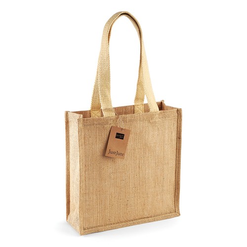 Classic Jute Shopper Bag Hessian Burlap Reusable Woven Tote Shopping Carrier - Picture 4 of 57