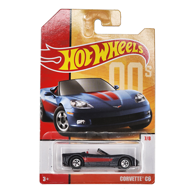 HOT WHEELS Corvette C6 Convertible Grey Throwback Series Target