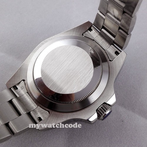 40mm sapphire glass date sub Watch Case fit ETA 2824 2836 miyota 8215 MOVEMENT - Picture 2 of 4