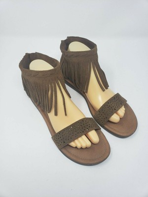 Joe Browns Tan Beaded Toe-Post Sandals Â£40.00 | Toe post sandals, Joe browns, Bohemian sandals