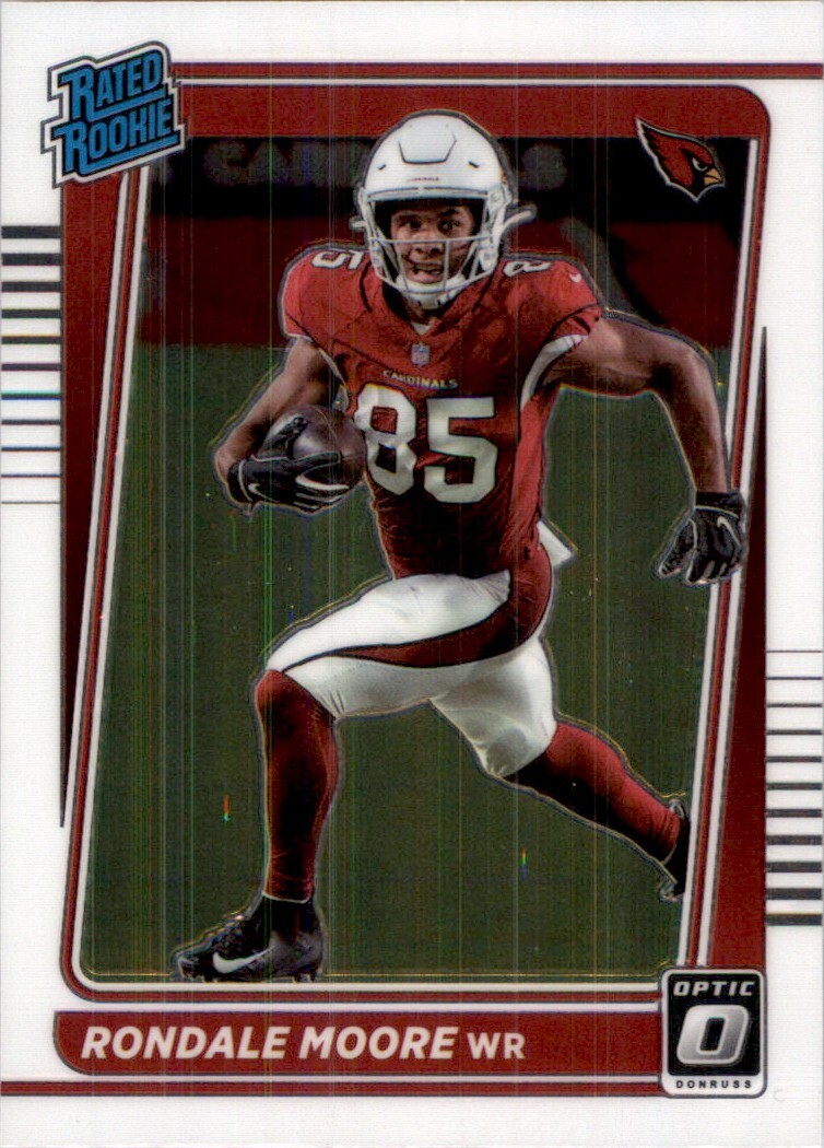 2021 Donruss Optic Rated Rookie RONDALE MOORE Arizona Cardinals #217