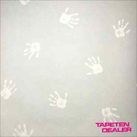Tapete Little Hand´S / Rasch 133806 / Tapete Baby-HäNde / Blau Weiß / 2,06 €/Qm