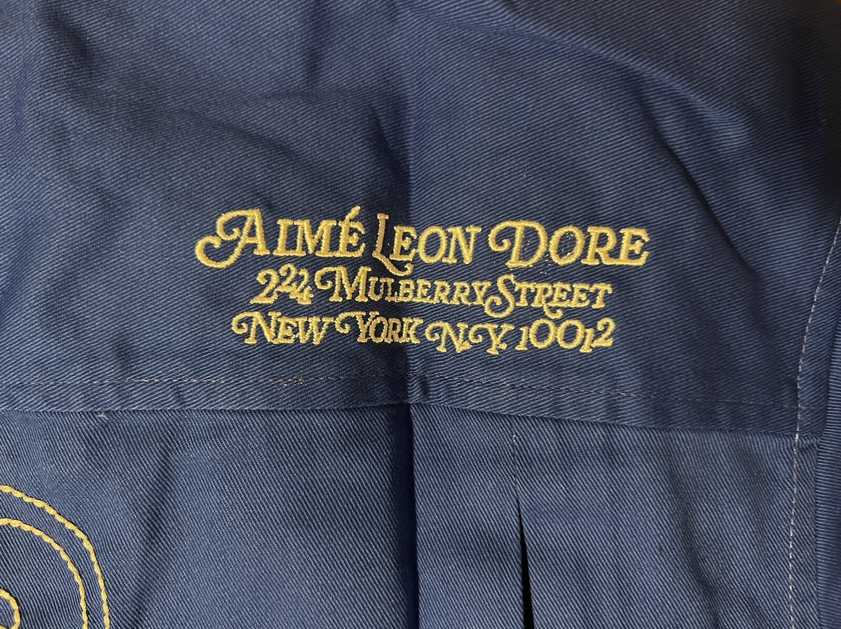 Aime Leon Dore ALD Monogram Bowling Shirt Classic Blue Aime Leon Dore ALD Monogram Bowling Shirt Classic Blue