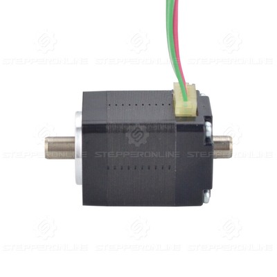 Nema 8 Schrittmotor Dual Shaft Hollow Shaft 1.8deg1.5Ncm 20x27mm 4 Drähte CNC