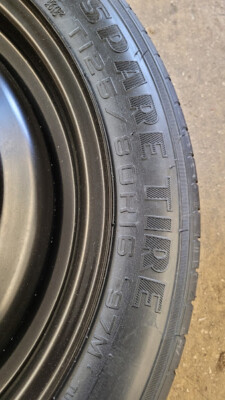 2017 Ford Focus Spare Tire Donut Temporary Maxxis T125/80/D16 | eBay
