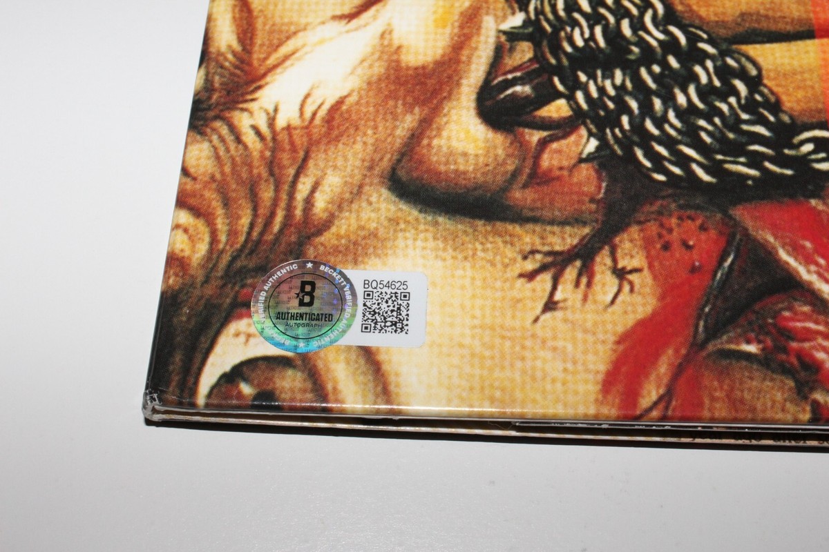 DAN LILKER ANTHRAX SIGNED 'FISTFUL OF METAL' ALBUM VINYL RECORD