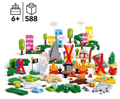 Lego 71418 Super Mario. Creativity Toolbox. Set/Build ONLY. NO