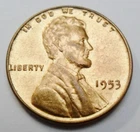 1953 P Lincoln Wheat Cent / Penny *BU / MS RED - MINT STATE RED* *FREE SHIPPING*