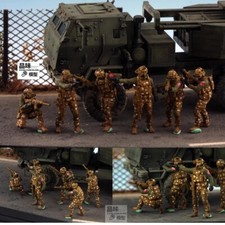 Homemade 1/72 U.S. Navy SEALs Urban Assault Group 6-Person Finished Model Toys