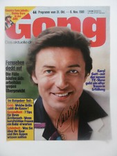 Karel Gott Autogramm signed A4 Magazinbild