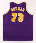 Dennis Rodman Signed Los Angeles Lakers Jersey (Beckett COA) 5xNBA Champion — photo 1