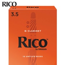 Rico by D'Addario RCA1035 Bb Clarinet Reeds, Strength 3.5, 10-pack