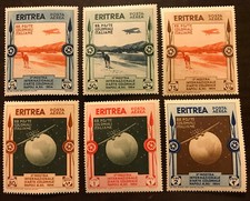 1934 ERITREA  Scott # C1-6  MNH