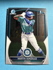 2023 Bowman Chrome - Martin Gonzalez - Prospect Card #BCP-28 Seattle Mariners