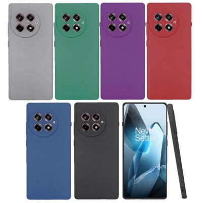 For OnePlus 13 1Plus 12 12R 1+Ace3 Ace3Pro RockSand Matte Rubber case back cover