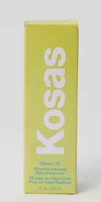 New Kosas Glow I.V. Vitamin Infused Skin Illuminating Enhancer *BOOST* NIB