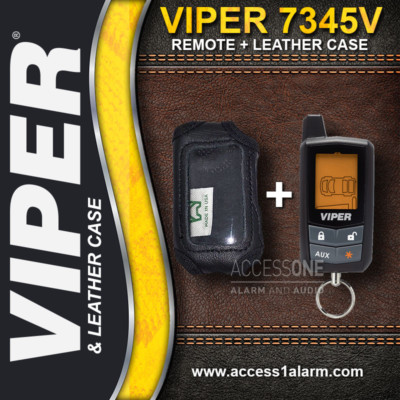 Viper 7345V 2-Way LCD Remote Control AND Leather Case For The Viper 5305V