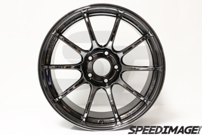 4X 18x9.5 +45 5x120 Advan RS3 Black Chrome Wheels Set of 4