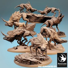 Infernum Dogs by Rescale Miniatures D D DnD Print on Demand