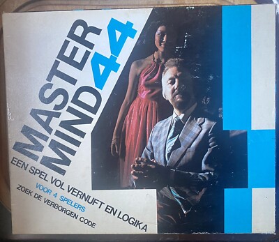 Mastermind 44 Vintage Code Spiel Clipper Spiele Dutch Box Englisch Anleitung
