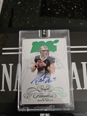 2019 Panini Flawless Auto Black Box 1/1 NFL 100 Collection #NFL100-DB
