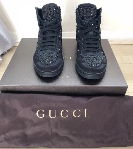 Gucci black high tops Trainers | eBay