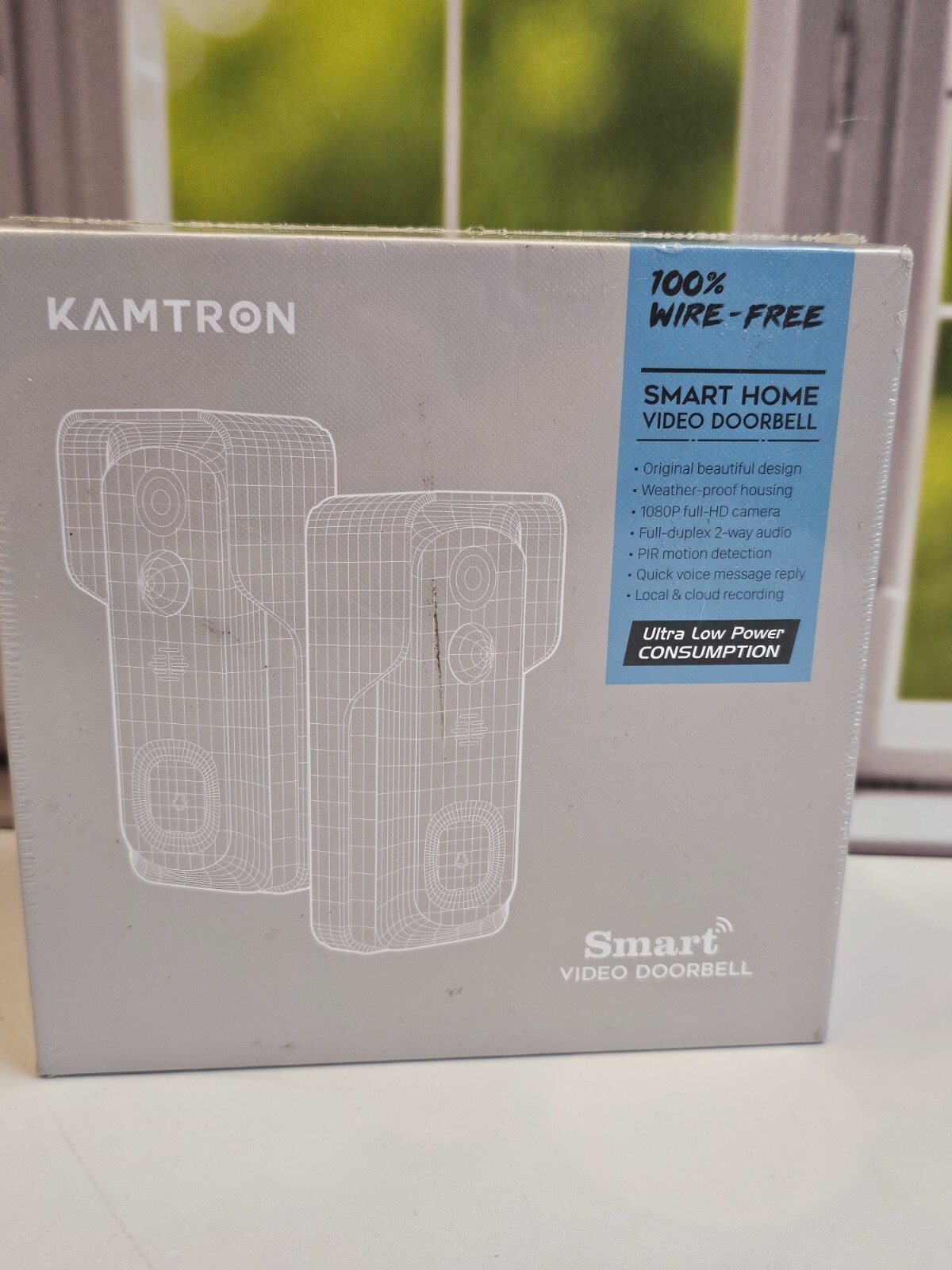 1080P WiFi Video Doorbell Wireless Security Camera with Chime-image