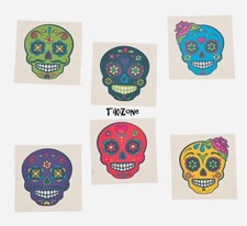 72 Day of the Dead Sugar Skull Tattoos, Dia de Los Muertos party, Halloween