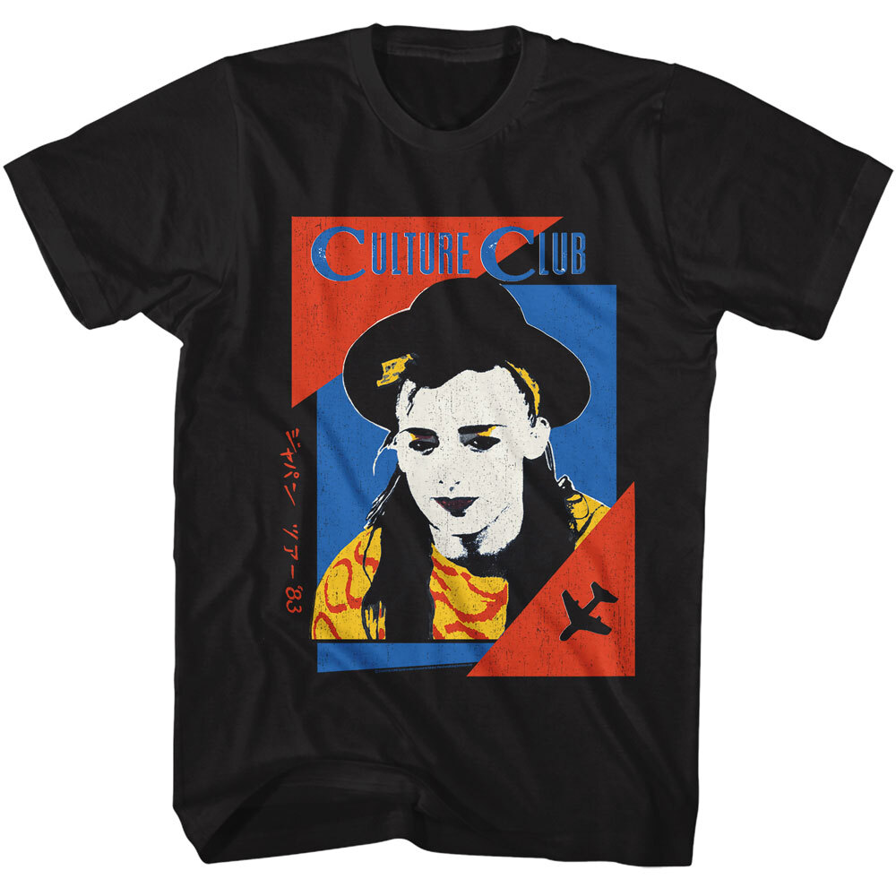 Culture Club T Shirt Boy George Adult 80's Music Japanese Poster