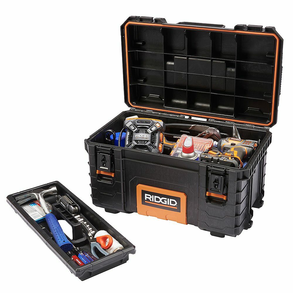 K⭐︎K S AFSTAR 22 Inches Tool Box, 3-Layer 5-Tray Metal Toolbox w