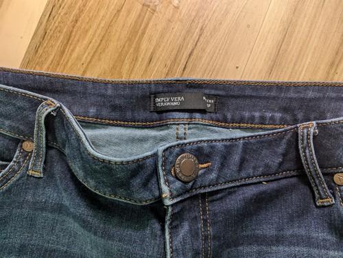 Womens Jeans size 18P Boot Cut Blue - Picture 4 of 7