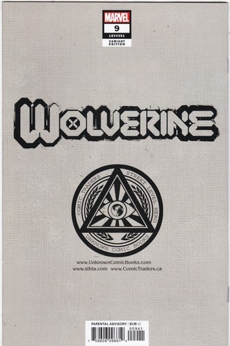 WOLVERINE #9 MICO SUAYAN EXCLUSIVE TRADE DRESS VARIANT 2021 UNKNOWN COMICS NM - Imagen 2 de 2
