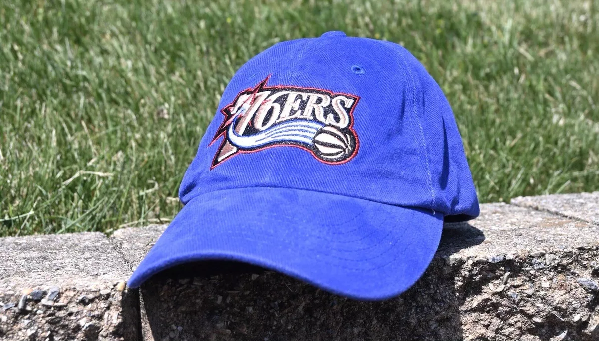 old logo Philadelphia 76ers dad hat