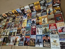 Lot of 10 Zane Grey Louis L'amour Western Paperback Fiction Books MIX UNSORTED