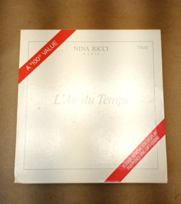 NINA RICCI L Air Du Temps 4-Piece Mini Flacons Perfume Gift Set Missing 1 Bottle