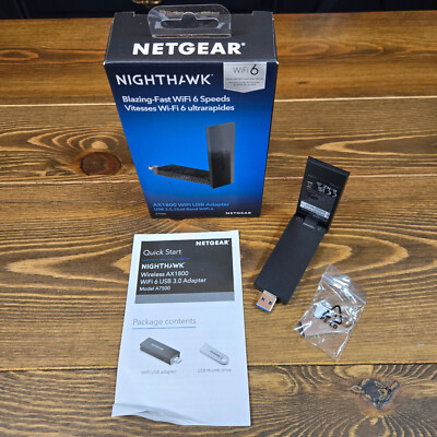 NETGEAR Nighthawk WiFi 6 USB 3.0 Adapter (A7500)   AX1800