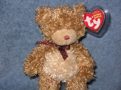 TY Beanie Baby - BEARY MUCH the Bear (Internet Exclusive) (8.5 inch)  LAST ONE!