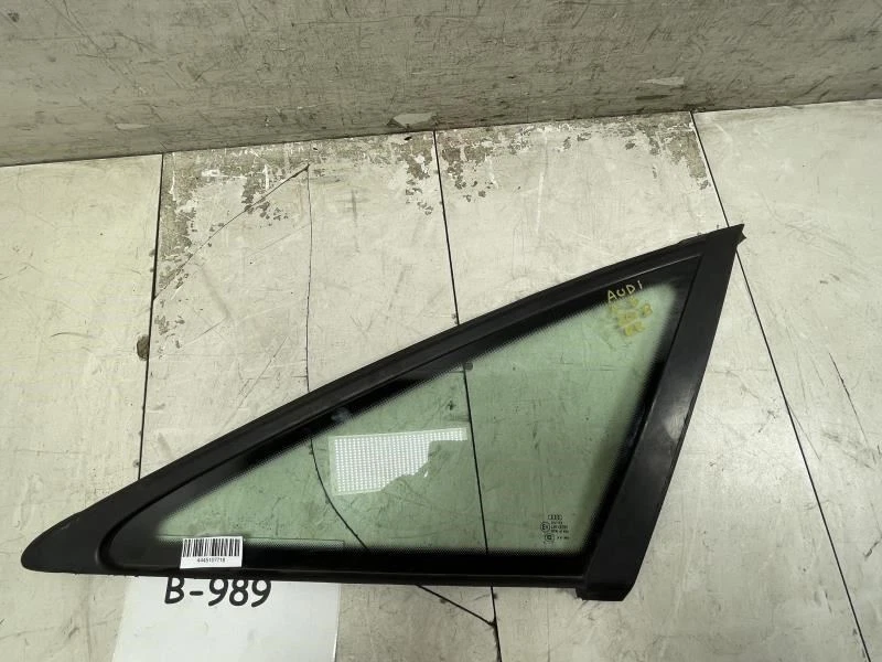 Audi A6 2008 sedán trasero derecho lado del pasajero cuarto de cristal OEM+ Foto 4 de 4