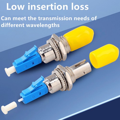 LC Male To ST Female Hybrid Fiber Optic Converter Adapter Single Mode Coupler y - Afbeelding 11 van 13