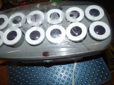CONAIR INSTANT HEAT HAIRSETTER VELVET 12 HOT CURLERS ROLLERS CHV1410 W 6 CLIPS