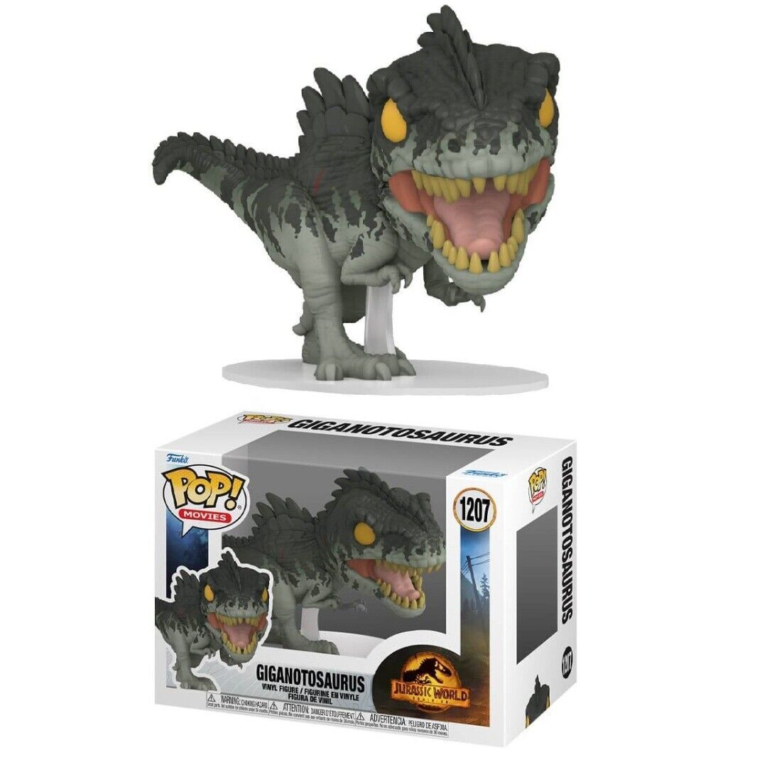 Jurassic World Dominion Giganotosaurus 9.5cm Pop Movies Vinyl Figure Funko  1207